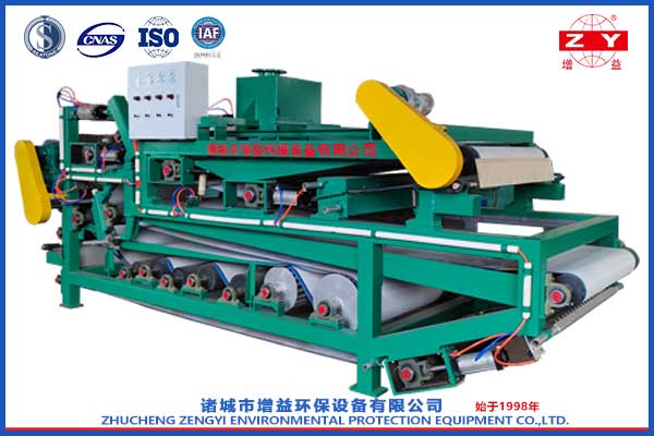 網(wǎng)帶壓濾洗漿機